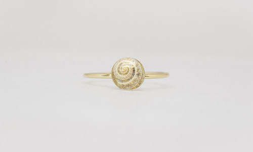 Gray storm clam ring